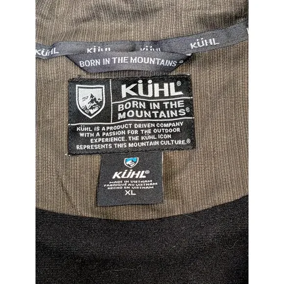 Kuhl Burr Vintage Patina Dye Canvas Jacket Mens Size XL Olive Green Jacket Coat - Picture 4 of 13